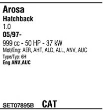 WALKER SET07895B Exhaust System